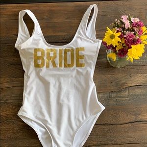 SOLD Bride one piece swimsuit